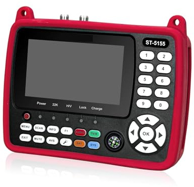 ST-5150 DVB-S2/T2/C Satellite Signal Sat Finder med 4 tum TFT LCD-skärm TV Kabel Signalmätare LCD-skärm