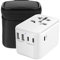 Universal Travel Adapter, Diswoe Worldwide Travel Adapter with 2 USB A and 3 USB C Ports International Travel Plug Adapter with EU UK USA AU Plugs Power Socket Charger for Multi Countries