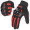 COFIT Motorrad Handschuhe, Touchscreen Motorradhandschuhe für Motorradrennen, Mountainbike, Motorcross, Klettern, Wandern und andere Outdoor Sportarten und Aktivitäten - Rot XXL