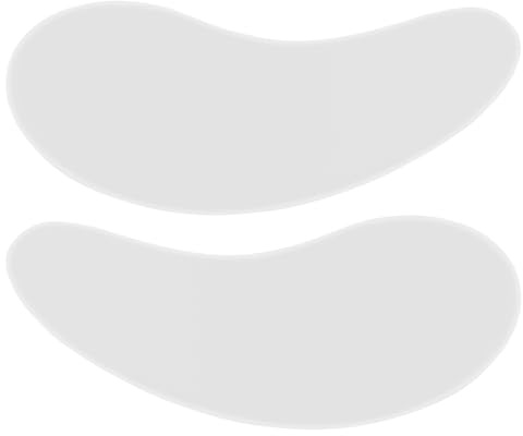 WLLHYF Almohadillas reutilizables de silicona para las pestañas debajo de los parches de los ojos, almohadillas de aislamiento para las pestañas inferiores, cubierta para el levantamiento de pestañas