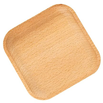 MAGICLULU Wooden Dessert Tray Fruit Dish for Baking Kitchen Versatile Dessert Storage Plate for Serving Snacks and Sweets