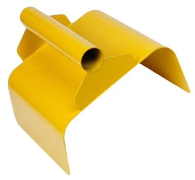 Baoblaze Landscape Curbing Trowel Concrete Shaping Tool Stainless Steel with Handle DIY Masonry Cement Multipurpose Concrete Curb Tool, Style A