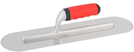 Ronyme Llana para Yeso Paleta para Mortero Herramienta de Albañilería Espátula para Paredes con Hoja Pulida Resistente a La Corrosión Adecuada para, 40 cm x 10 cm