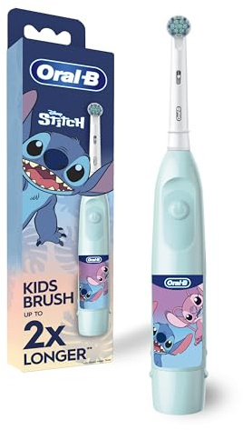 Cepillo de dientes eléctrico para niños Oral-B con batería, con cerdas extra suaves que cambian de color, para niños a partir de 3 años