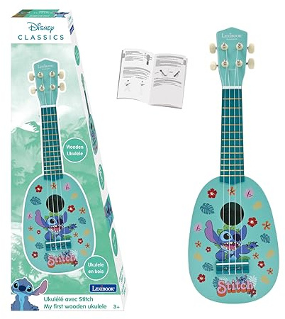 Lexibook, Stitch Ukulélé en Bois, K230DLXB