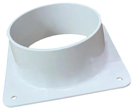 Raccord de tuyau à bride murale 100 mm for conduit de en PVC, outils for conduits en plastique à bride droite