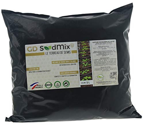 Seedmix - terreau de semis en Sac de 5 litres - Guano Diffusion