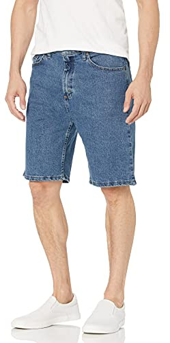Wrangler Authentics Men's Comfort Flex Waistband Short, Light Stonewash, 38
