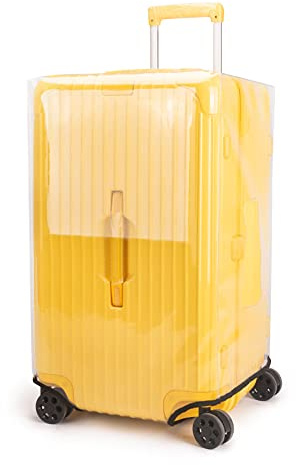 Klmsscxy Luggage Cover Suitcase Cover Protector Luggage Protector Suitcase Cover Clear Trunk Luggage Covers for Suitcase (Transparent, 32inch)