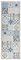 LAPOOH Küchenbodenmatte Waschbar, Küchenläufer, Teppich Küche, Küchenteppich, Teppich Flur Läufer, Küchenmatte, Mosaik 45x150 cm