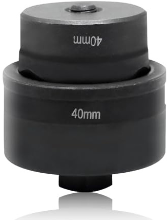 CCLIFE Lochschneider 40 mm, Schraublochstanzer für exakte Lochstanzungen in Spüle, Metall und Edelstahl