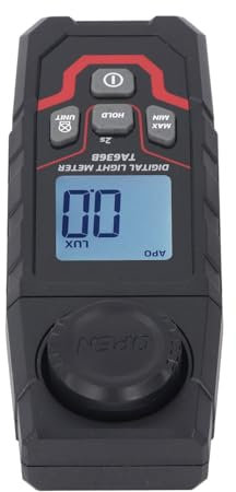 Luxómetro Ángulo de Incidencia de 120° Verificación del Valor Máximo Mínimo con Lente de Fotodiodo de Silicio para Diversas Aplicaciones de Iluminación