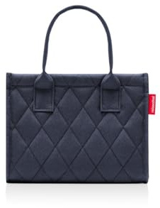 reisenthel daily shopper XS in rhombus midnight gold – Die kleinere Version unseres modernen, stromlinienförmigen Shoppers – eine praktische rechteckige Crossbody-Handtasche.