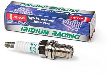 DENSO Bougie d'allumage IKH01-24 avec résistance 1-électrode de masse Électrode centrale à l'iridium Électrode de masse en platine Longueur du filetage: 26,5mm