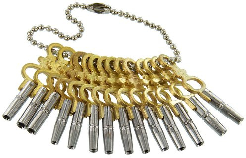 Pocket Watch Keys, Set of 14 | CLK-100.14