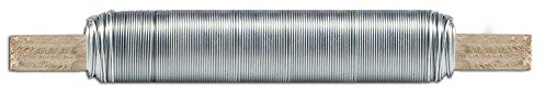 Windhager Gartendraht, Blumendraht, Bindedraht, Pflanzendraht, Basteldraht, Wickeldraht rostfrei, verzinkt, 50 m x 0,65 mm, 36223