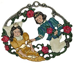 Zinnfigur Märchen Dornröschen
