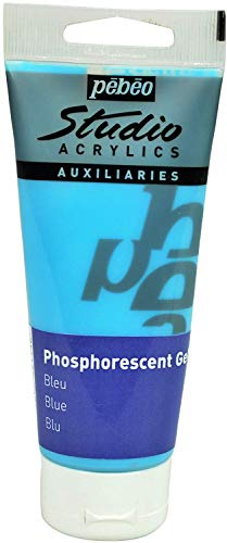 PEBEO Phosphorescent Gel - Blue, 100 ml (Pack of 1)