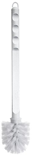 TATAY Spazzolone Bagno WC | Scopino Bagno WC Senza Supporto con Manico Resistente | Prodotto in Spagna | Polipropilene | Igiene Garantita e Facile da Pulire | 8 x 8 x 37,5 cm - Bianco
