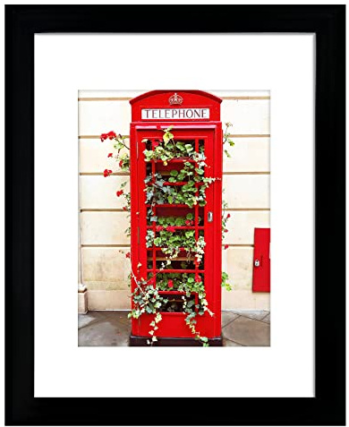 SESEAT 16x20 Picture Frame Black, Display Pictures 11x14 with Mat or 16x20 without Mat, Photo Frames Wall Gallery, 1 Pack