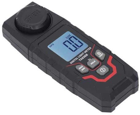 Medidor de Luz 200000LX Fotómetro de Alta Resolución de Alta Resolución para Necesidades Profesionales 1 Bolsa de Transporte