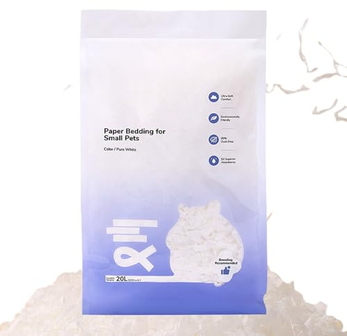 Huxibai Kleintierstreu - Staubarm Weiche Kleintier Einstreu - Geruchskontrolliert Sicher Kaninchenzubehör Käfigdekoration Für Zuhause Hütte Nest Innenbereich