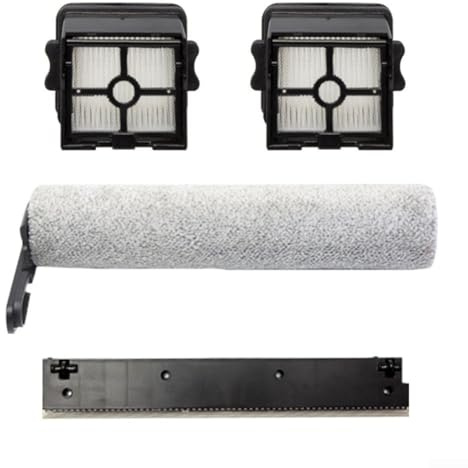 Para piezas de aspiradora Laresar en seco y húmedo, conjunto de cepillo de rodillo principal, para juego de cartuchos de filtro HEPA, cabezal de fregona de tira de limpiaparabrisas de suelo, repuestos