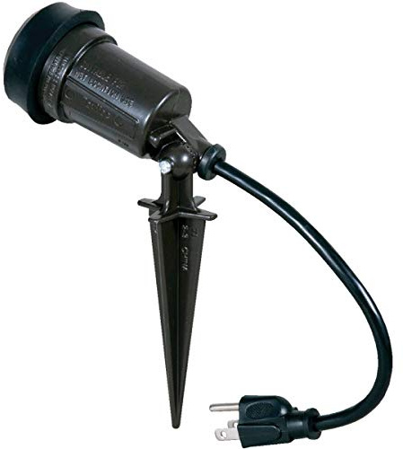 Hubbell-Bell SL101B Portable Spike Light Par 38 Bulb Bronze Finish, 75-150 Watt