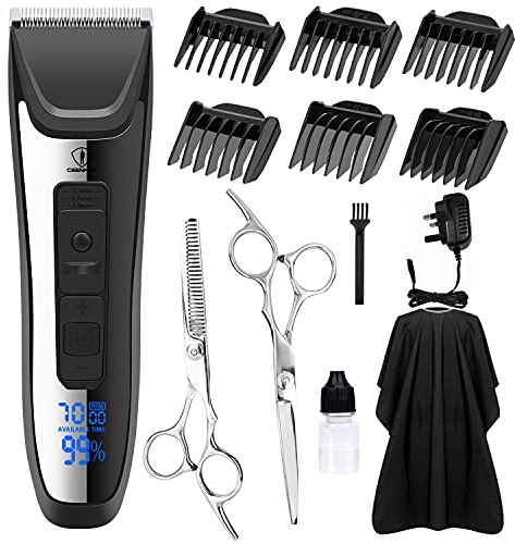 Hair Clippers Men Professional Cordless Clippers for Men Haircut Rechargeable Barber Hair Clipper for Family