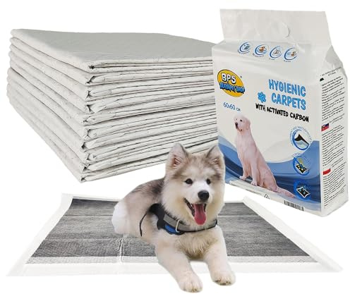 Tappetino Igienico Assorbente per Cani con carboni attivi (100pezzi 60x60cm)