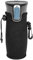 Linkidea Neoprene Water Bottle Sleeve Compatible with Contigo West Loop 2.0/3.0 16oz, Huron 2.0 16oz, Portable Insulated Waterbottle Cover with Clamp, Bottle Strap Holder for Travel, Black