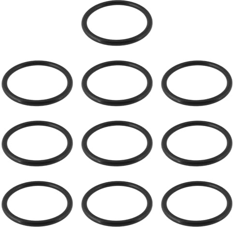 ECSiNG Lot de 10 joints toriques pour bouchon de lavabo 33 x 39 x 3 mm