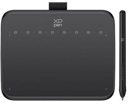 XPPen 6 * 4 inch Drawing Tablet with 16384 Pressure Levels IT640 Digital Graphic Art Tablet Battery-Free Stylus 60° Tilt Support OSU Drawing Pad for Beginner Compatible with Android Windows macOS