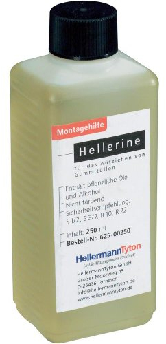 Hellermann aislamiento - Lubricante tubo y manguito hellerine 250 ml.