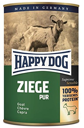 Happy Dog Ziege Pur | 12x 400g Hundenassfutter