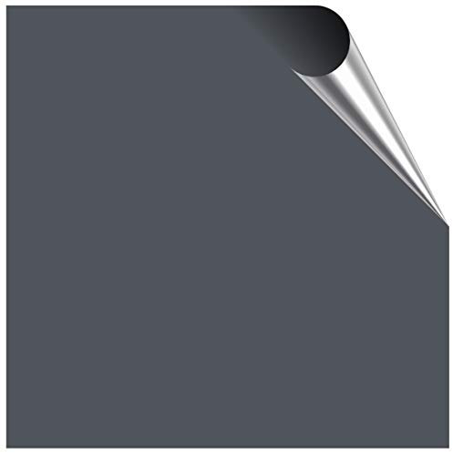 Bolsover Designs 50 x Dark Grey Gloss Tile Stickers for 15cm x 15cm / 6 Inch Waterproof for Kitchen, Slashback, for Bathroom, Self Adhesive, Peel and Stick On, Removable for House Renters