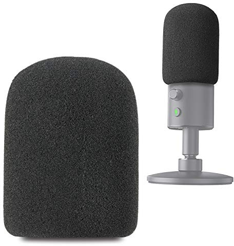 SUNMON Razer Seiren X Protector Antiviento de Espuma, Cubierta Antipop/Antiviento para Micrófono con el Micrófono de Condensador USB Razer Seiren X