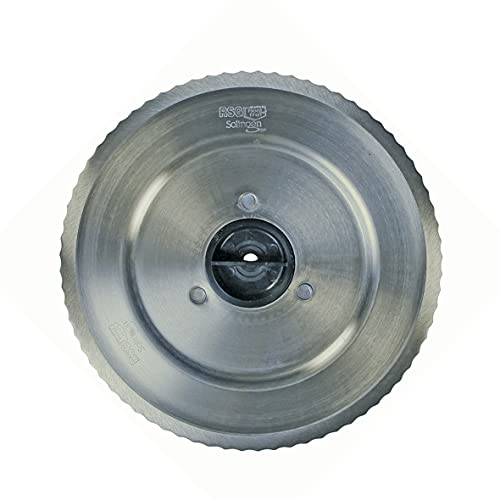 DL-pro Disque de coupe rond Lame sans plaque de recouvrement Couteau pour trancheuse universelle compatible avec Bosch 12012147 00095288 00658711 12010954 12012078