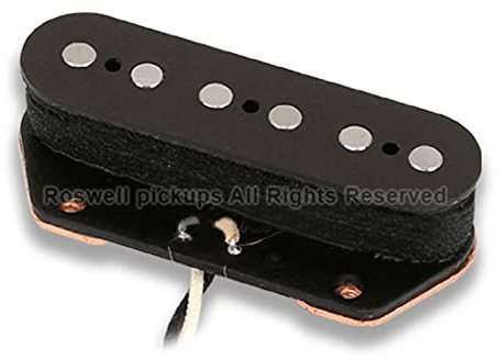 Roswell Pickups TEA Vintage Alnico V Rod Bridge Black - Single Coil Tonabnehmer für Gitarren
