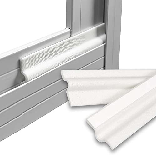 196 Inch Window Draft Stopper Foam Seal Strip,Self-Adhesive Door Weather Stripping for Door Frame Seal,Soundproofing Window Insulation for Winter,Door Gap Filler for Noise Blocker,White