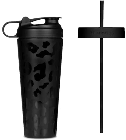 HydroJug Edelstahl-Shaker-Becher, 680 ml, perfekt für Protein-Shakes, Pre-Workout-Getränke, Eiskaffee, einfaches Mischen, vakuumisoliert, Becherhalter-kompatibel, BPA-frei, hält die Temperatur für