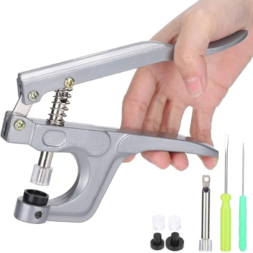 Pinces Pression T5 Bouton Vêtements Métal - Snaps Accessoires DIY Outil de Bricolage pour Clipser