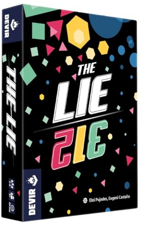 Devir - The Lie, Juego de Cartas, Party Game, Juego Competitivo, Rápido y Divertido, 8 Años (BGLIEML)