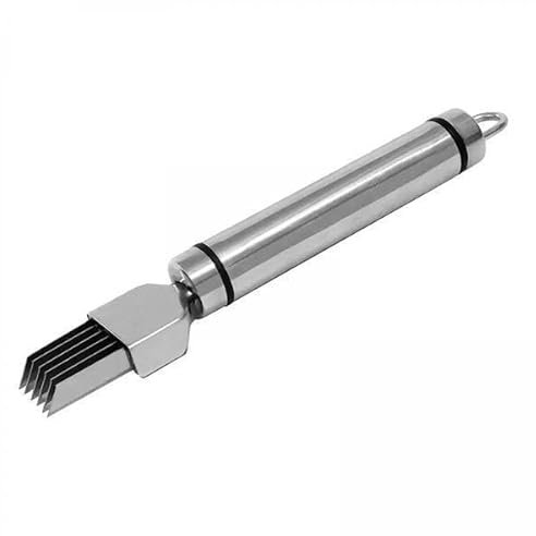 Baoblaze 3x Affettatrice per Scalogno, Taglierina per Aglio, Utensile per Insalata, Utensile Da Cucina, per Triturare L'acciaio Inossidabile Verde Portatile Pe