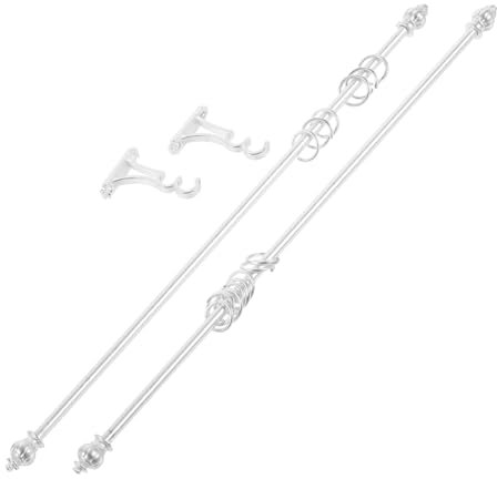 UPKOCH 1juego Mini Barra De Cortina Decorativa para Casas De Muñecas Accesorios De Ventana De Cortina Ornamental para Decoración Infantil