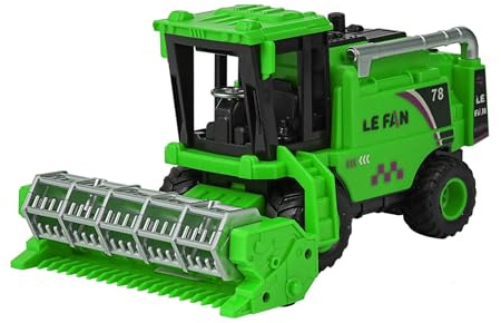 Lixstyea Moissonneuse-batteuse - Jouet de voiture à friction pour enfants - Convient comme cadeau d'anniversaire, de vacances et de fête pour enfants (vert)