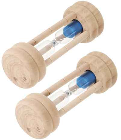 ABOOFAN 2pièces Sablier pour Garçon Fille De Sabliers Portables pour Brosse à Dents Petit Décoratif Forme De
