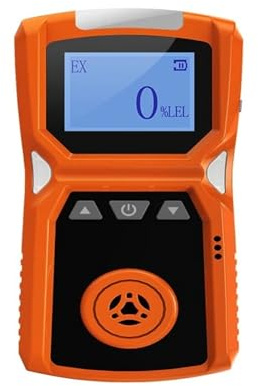 Detector de Gas portátil Industrial H2/CO/PH3/CO2/H2S/NH3/O2/NO2/NO/EX/CH4 Detector de Alarma de Gas Combustible Carga USB 0-100% LEL con Amplio Rango(EX-0-100LEL)