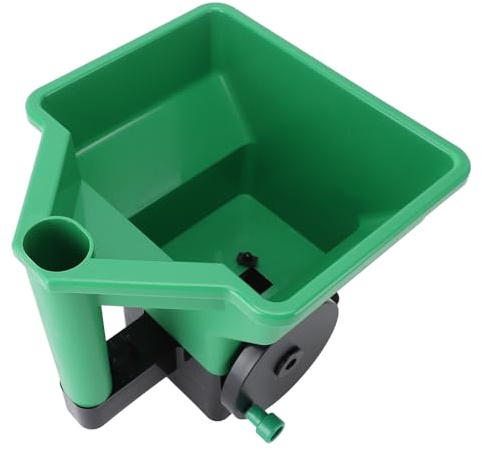 Hapivida Esparcidor Manual, 3L Manual Pequeño Césped de Mano Esparcidor de Jardín Esparcidor de Difusión de Fertilizantes para Césped Fertilizante Sal Derretimiento de Hielo