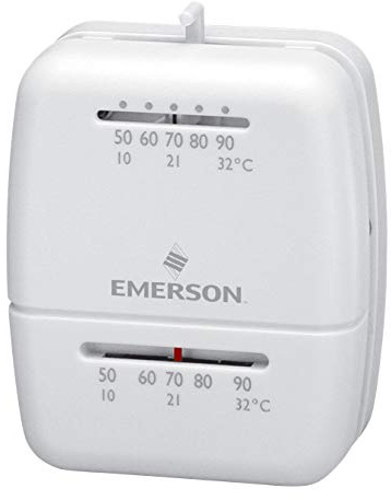 Emerson Thermostats 1C20-102 Gas, Oil And Electric Thermostat, White